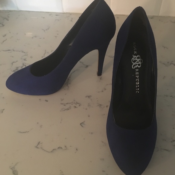 Rock & Republic royal blue pumps - Picture 5 of 6